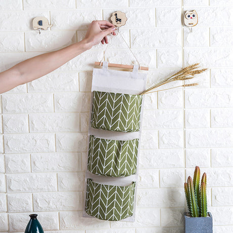 Waterproof Cotton Linen Storage Hanging Bag