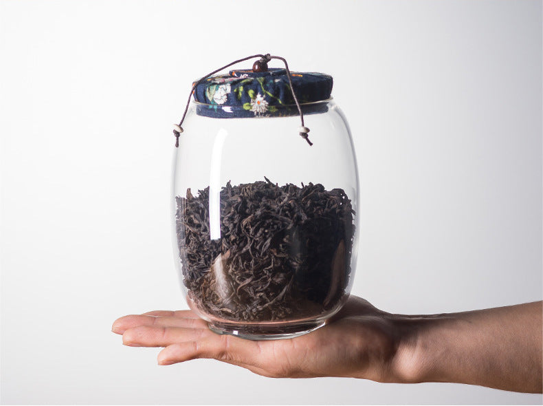 Tea Storage Jar - Glass Container