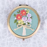 DIY Embroidery Kit for Makeup Mirror Beginners