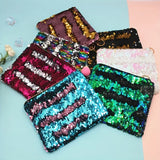 Two-Tone Mermaid Sequin Makeup Organizer Pouch