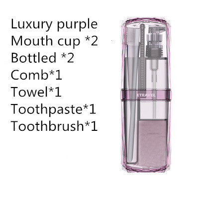 Men's Travel Toiletry Bag Set with Cup and Organizer