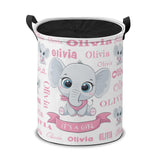 Custom Name Laundry Hamper Basket Personalized Collapsible Portable Laundry Bag with Name Storage Bins Baskets Baby Boys Girls Laundry BasketToys Storage Basket Gifts Basket Bedroom Home Decor