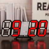 LED Digital Wall Clock with Alarm - Home Decor Item