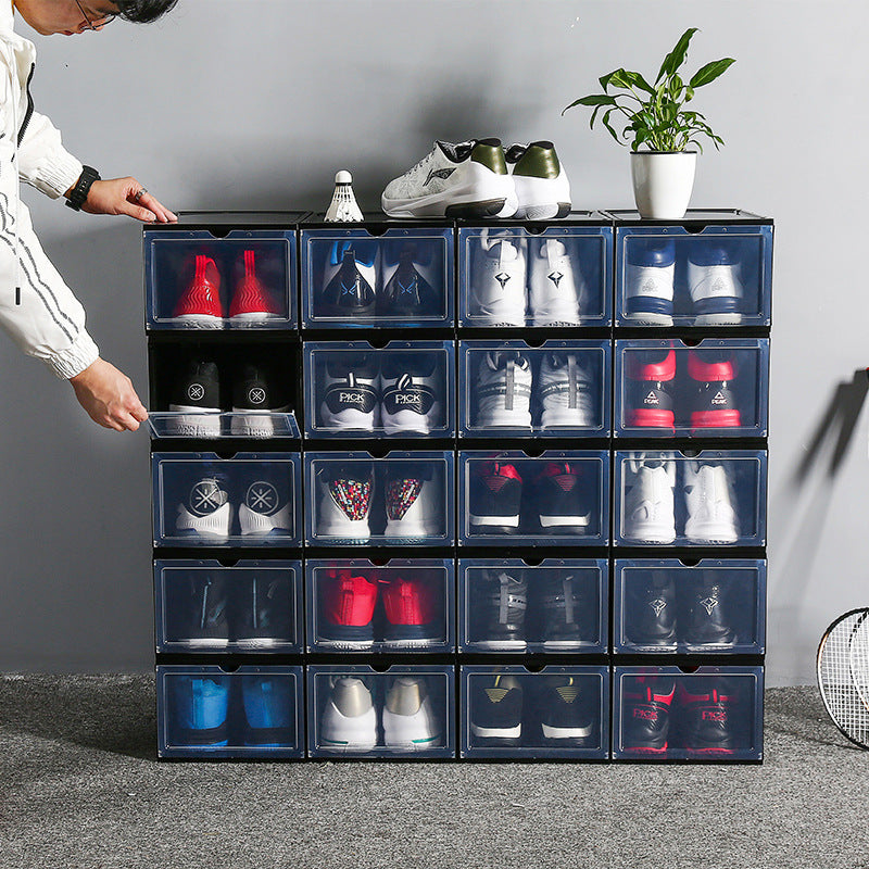 Transparent Shoe Box for Sneakers and Basketball Storage