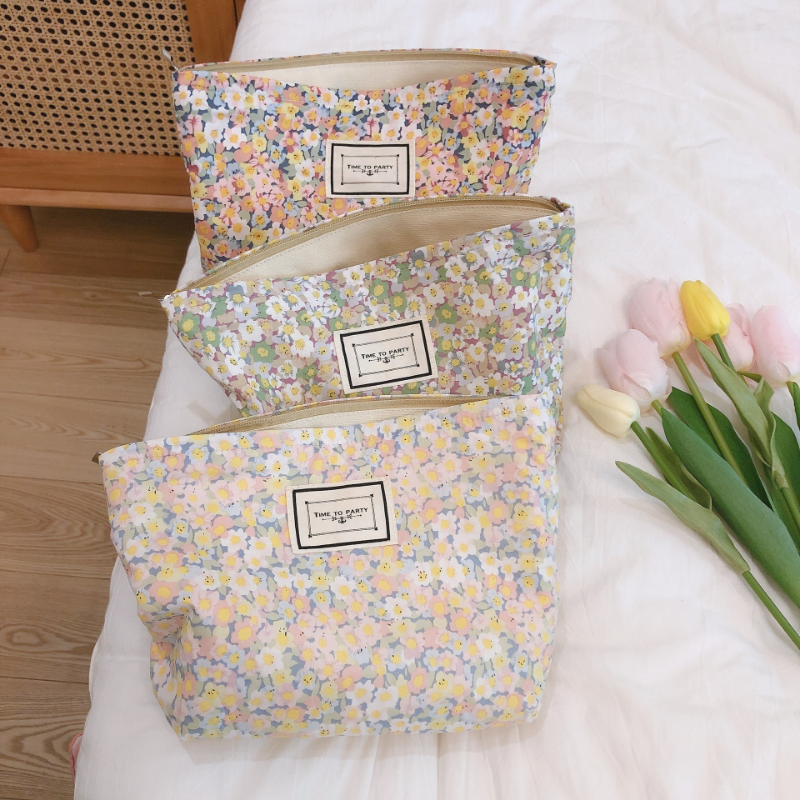Floral Women's Makeup Storage Bag for Travel