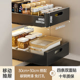 Pull-Out Storage Rack for Kitchen Drawer Organizer