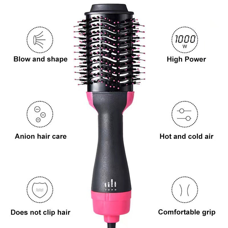 New Multifunctional Ionic Hot Air Brush (3-in-1)