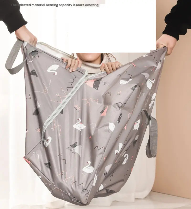 Large Capacity Oxford Cloth Storage Bag with Zipper