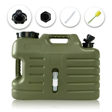 UXPEYIC 5 Gallon Water Container with Spigot Portable Camping Water Jug BPA Free Emergency Water Storage Tank for Outdoor Hiking Camping Vehicle Car Picnic Supplies