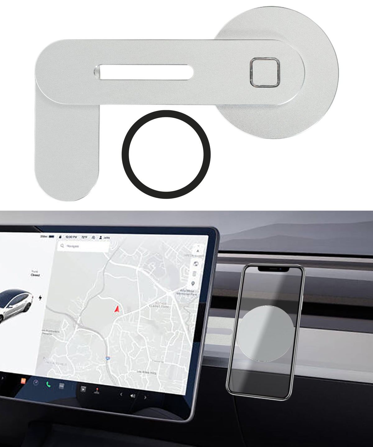 RACOONA Magnetic Car Phone MountPhone Holder for CarCar Accessories Foldable and Adjustable Phone MountCell Magnetic Phone Holder for Car Screen LaptopFits All iPhoneAndroidSmartphones