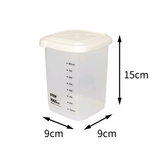 Food Storage Canister with Measuring Kitchen Box