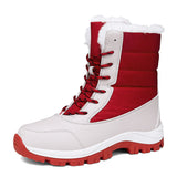 Women's High-Top Cotton Boots for Hiking and Snow