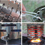 Outdoor Camping Portable Stainless Steel Heater Cover