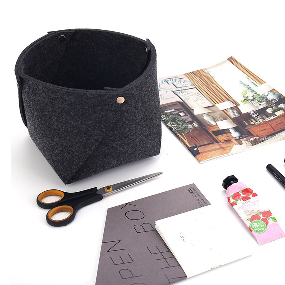 Felt Storage Basket for Desk and Nightstand