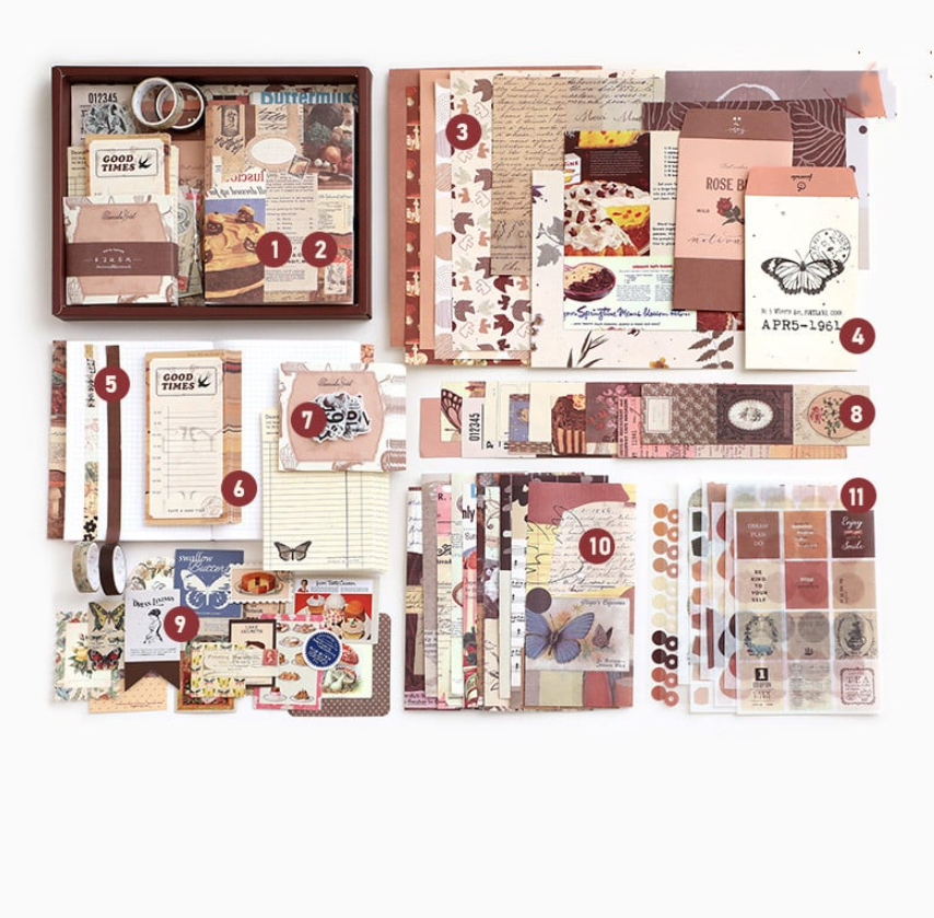 Retro Stationery Gift Box Set