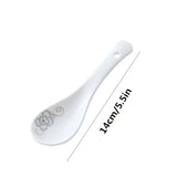 Ceramic Cooking Spoon Set for Home Kitchen Use