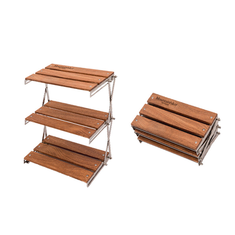 Portable Multi-Functional Folding Camp Shelf (3-Tier)