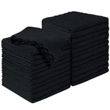 HOMEXCEL Black Microfiber Cleaning Cloths 24 Pack Cleaning Rags for Kitchen Lint Free Scratch-Free Highly Absorbent and Reusable Cleaning Towels for House Window and Glass Cars 11X9 inch