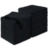 HOMEXCEL Black Microfiber Cleaning Cloths 24 Pack Cleaning Rags for Kitchen Lint Free Scratch-Free Highly Absorbent and Reusable Cleaning Towels for House Window and Glass Cars 11X9 inch