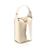 PU Leather Tissue Bag for Car, Home, and Office Use