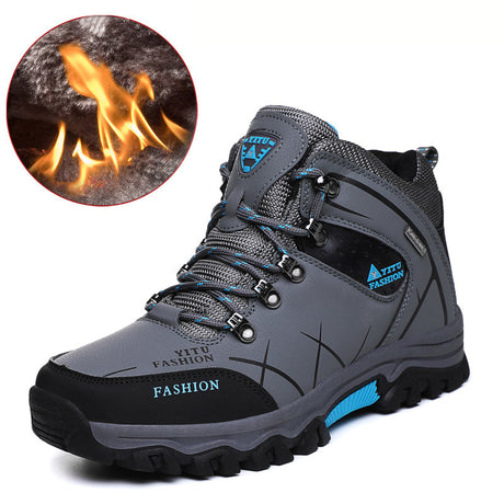 Men's High-Top Anti-Slip Hiking Shoes for Outdoors