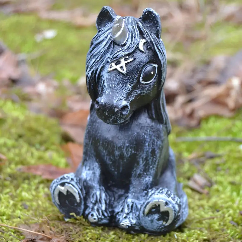 Unicorn Statue Sculpture for Home Bar Coffee Shop Decor