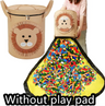 Felt Storage Bag Toy Play Mat 2 In 1 Pull Rope