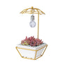 Modern Creative Umbrella Light Bulb Planter Set