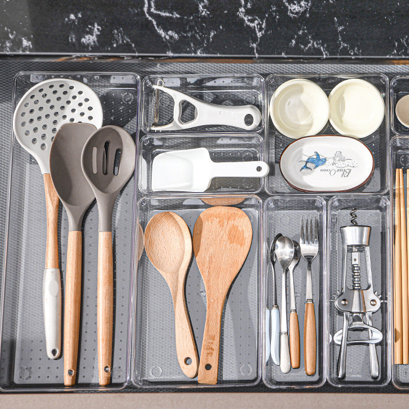 Kitchen Drawer Organizer Box for Cutlery and Utensils