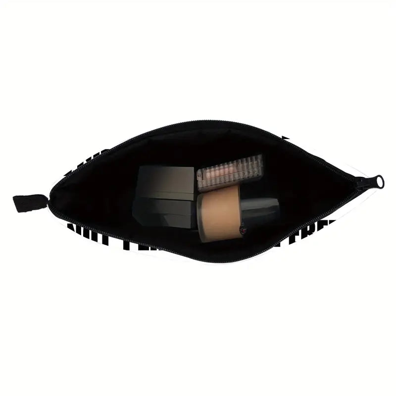 Creative Waterproof Eyelash Print Makeup Bag for Women