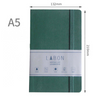 A5 Moleskine Style Hard Cover Grid Notebook Stationery