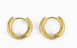18K Gold Plated Trio Hoop Earrings (One Pair)