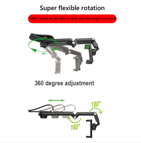 Multifunctional Vehicle Mount Sun Visor Rear Seat Shot car phone holder