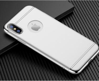 3-Section Electroplated PC Case for iPhones