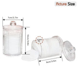 Large Capacity Acrylic Cosmetic Cotton Pads Storage Rack