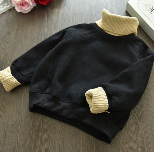 Thickened Fleece Hoodie for Girls Winter Top