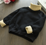 Thickened Fleece Hoodie for Girls Winter Top