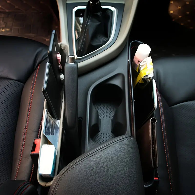 Universal Car Seat Organizer with Adjustable Pockets