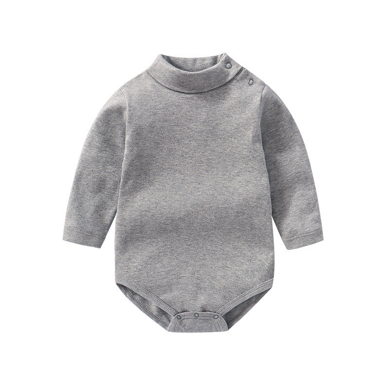Cotton Long Sleeve Baby Onesie for Fall/Winter