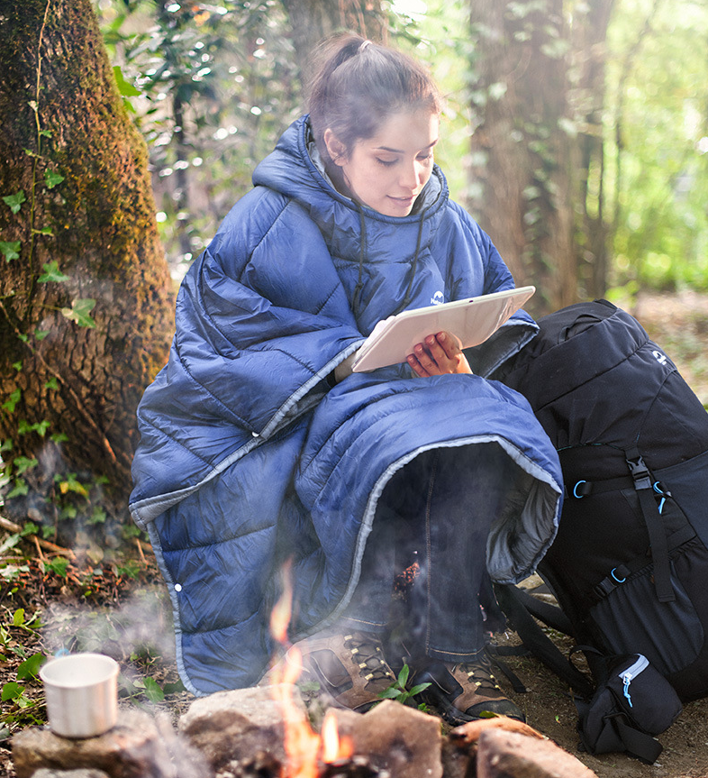 Sleeping Bag Cloak Portable Camping Quilt