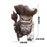 Fairy Mushroom Monster Troll Statue for Garden Decor