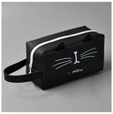 Cat Pencil Case, Silicone Stationery Organizer