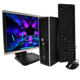 HP Elite Desktop Computer Package - Intel Core i5 3.2-GHz 8GB RAM 240GB Solid State Drive 19 Inch LCD DVD Keyboard Mouse WiFi Windows 10 Professional (Renewed)