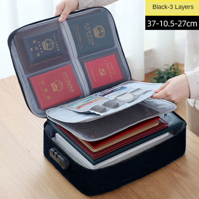 File Storage Bag for Desk and Travel Organizer