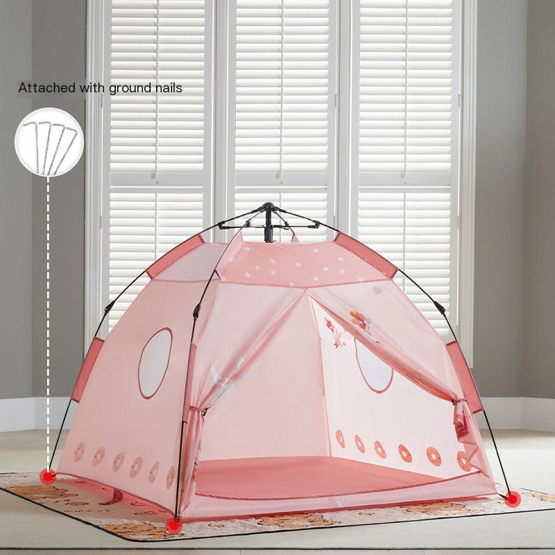Portable Quick-Set Family Camping Tent for Kids