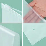 10-Piece Transparent Zip Lock Travel Storage Bags