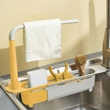 Telescopic Sink Drain Rack and Storage Organizer