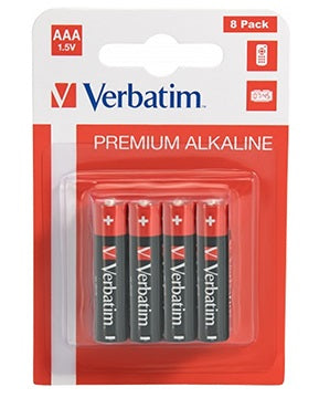 Verbatim Alkaline AAA 8pcs Batteries