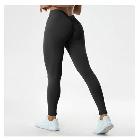 Sexy V Butt Push Up Fitness High Waist Pants - Atlantic Shopping Mall