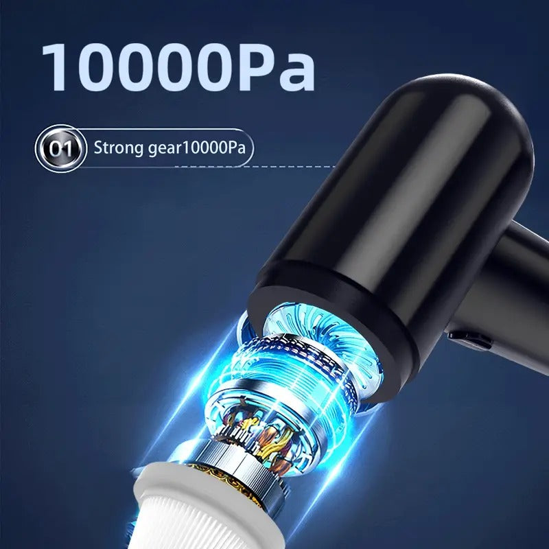 Cordless Mini Car Vacuum Cleaner with 10000pa Suction